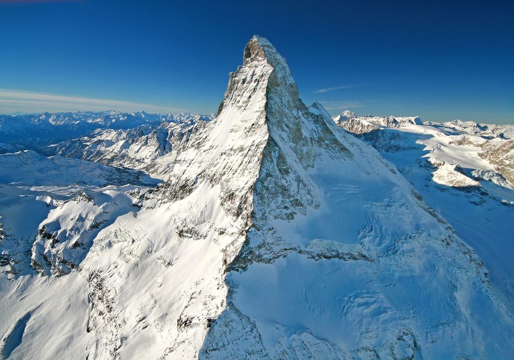 Il Cervino visto dall'alto